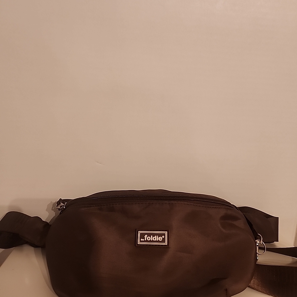 Foldie Dark Brown Belt Bag